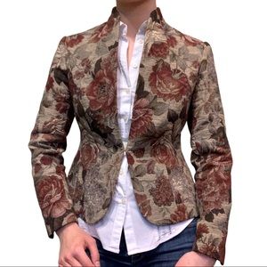 Laura Ashley Vintage Floral Blazzer Jacket